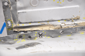 Rear panel VW Tiguan 09-17 2 parts, white, dented, tears