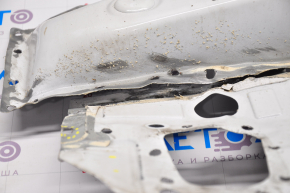 Rear panel VW Tiguan 09-17 2 parts, white, dented, tears