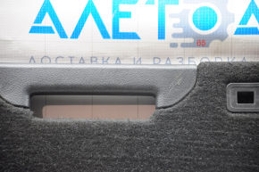 Front trunk floor Nissan Rogue 14-20 black for 2 rows, type 3 scratches