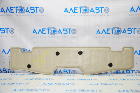 Rear trunk mat Nissan Rogue 14-20 beige for 3 rows, torn, for dry cleaning