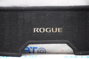 Rear trunk mat Nissan Rogue 14-20 black for 3 rows, for dry cleaning