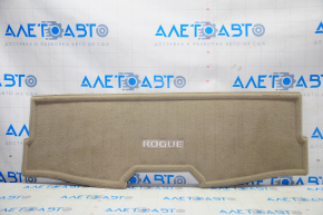 Rear trunk mat Nissan Rogue 14-20 beige for 2 rows
