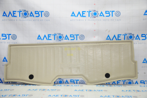 Rear trunk mat Nissan Rogue 14-20 beige for 2 rows