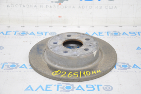 Chevrolet Volt 16-19 right rear brake disc 265/10mm rusty