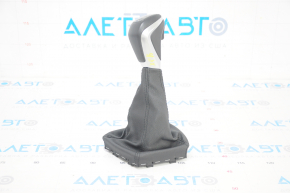 Gear knob BMW X1 F48 16-19 leather black, worn