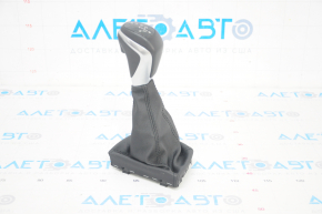 Gear knob BMW X1 F48 16-19 leather black, worn