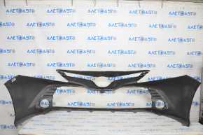 Front bumper bare Toyota Camry v70 18-20 LE\XLE without parking sensor, black, pressed