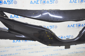 Front bumper bare Toyota Camry v70 18-20 LE\XLE without parking sensor, black, pressed
