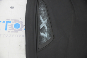 Floor mat front left BMW X1 F48 16-22 rubber black, emblem with black edging Basis, scratches
