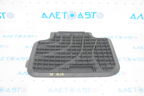 Floor mat rear left BMW X1 F48 16-22 rubber black, emblem with black edging Basis, scratches
