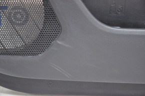 Door trim card rear right Toyota Highlander 20-21 with curtain, gray leather, wood trim, scratches