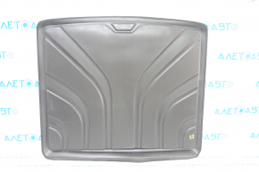 Trunk mat BMW X1 F48 16-22 rubber black, emblem with black edging Basis