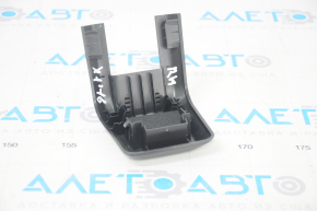 2nd row seat runner plug central BMW X1 F48 16-22 black, scratches