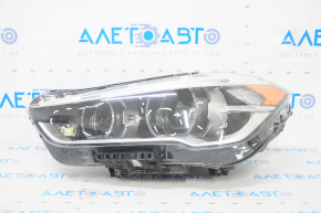 Headlight front left complete BMW X1 F48 16-19 LED, sand