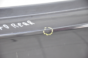 Rear bumper bare Toyota Camry v70 18-24 L/LE/XLE without parking sensors black, break fastened, pressed