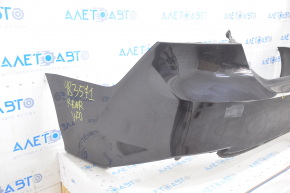Rear bumper bare Toyota Camry v70 18-24 L/LE/XLE without parking sensors black, break fastened, pressed
