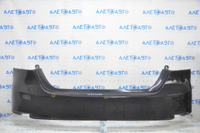 Rear bumper bare Toyota Camry v70 18-24 L/LE/XLE without parking sensors black, break fastened, pressed
