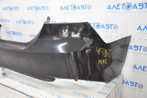 Rear bumper bare Toyota Camry v70 18-24 L/LE/XLE without parking sensors black, break fastened, pressed