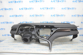 Torpedo front panel without AIRBAG Toyota Camry v70 18-20 black, for dry cleaning