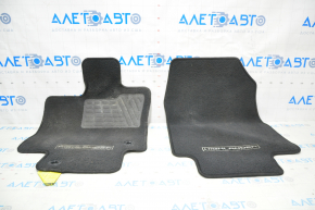 Set of floor mats for Toyota Highlander 20- cloth black, for cleaning