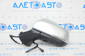 Side mirror left Toyota Highlander 20-22 12+4 pins, turn signal, backlight, heating, auto folding, BSM, with camera, silver