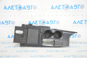 Center console trim with cup holders Toyota Camry v70 18-20 black, scratches