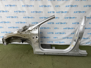 Front quarter left Ford Fusion mk5 13-20 silver, with central pillar