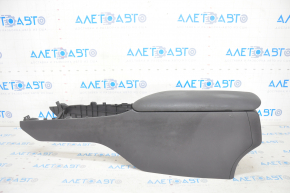 Console central armrest Toyota Camry v70 18-19 leather black, US, scratch, dry cleaning, non-factory hole
