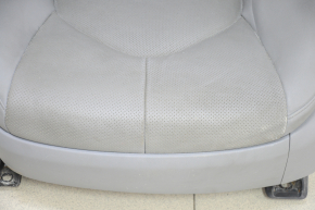 Driver's seat Toyota Highlander 20-21 with airbag, electric, heated, ventilated, grey leather, Limited, water damage, dry cleaning, electrics not working, plastic turned white, scratches