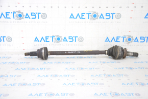 Drive axle shaft rear left Jaguar F-Pace X761 17 - rusty, flattened and stripped threads