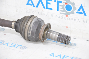 Drive axle shaft rear left Jaguar F-Pace X761 17 - rusty, flattened and stripped threads