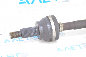 Drive axle shaft rear left Jaguar F-Pace X761 17 - rusty, flattened and stripped threads