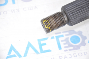 Drive axle shaft rear left Jaguar F-Pace X761 17 - rusty, flattened and stripped threads