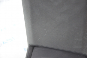 Central console armrest Toyota Highlander 20 - gray leather, under the socket, scratches, water damage, electrical system does not work, needs cleaning