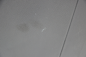 Central console armrest Toyota Highlander 20 - gray leather, under the socket, scratches, water damage, electrical system does not work, needs cleaning