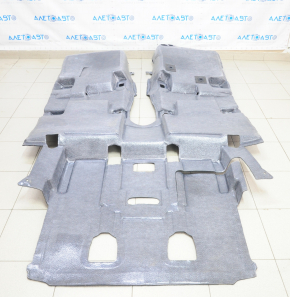 Toyota Highlander 20 floor covering - black under 7 seats, for cleaning