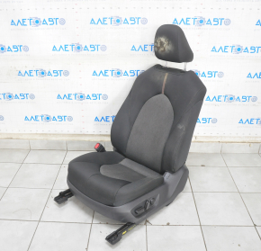 Driver's seat Toyota Camry v70 18-20 without airbag, electric, cloth black, rust, for dry cleaning