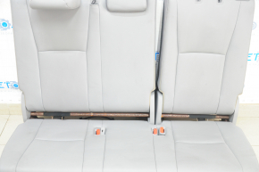 Rear row of seats 3rd row Toyota Highlander 20-22 leather gray, Limited, Platinum, water damage, rusty, mechanisms do not work