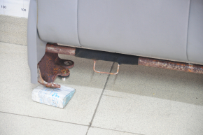 Rear row of seats 3rd row Toyota Highlander 20-22 leather gray, Limited, Platinum, water damage, rusty, mechanisms do not work