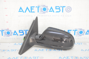 Side mirror left Audi A4 B8 08-16 6 pins, heated, turn signal, black, scale on mirror element