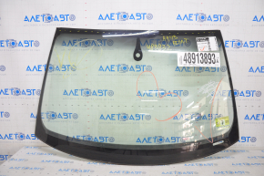 Windshield Audi A4 B8 08-16 for rain sensor, FUYAO, scratches, air on edge