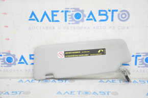 Right visor Audi A4 B8 13-16 rest, sedan gray, without hook
