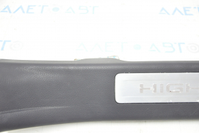 Door sill trim front right Toyota Highlander 20- black, scratches