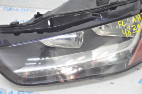 Headlight front left bare Audi A4 B8 13-16 rest, halogen, sand