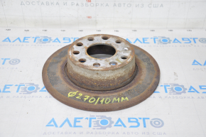 Rear left brake disc VW Jetta 19-270/10mm rusty