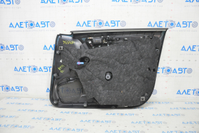 Door trim card front left Audi A4 B8 13-16 rest, black, scratches on the trim