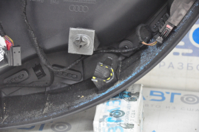 Door trim card rear left Audi A4 B8 13-16 rest black, sedan without curtain, broken fastener