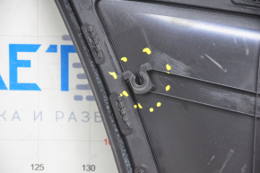 Door trim card rear right Audi A4 B8 13-16 rest black, sedan BANG & OLUFSEN, armrest rubber black, insert leather black