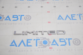 Emblem inscription LIMITED trunk door Toyota Highlander 20- peeling chrome