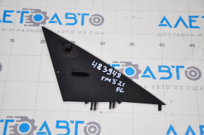 Mirror cover triangle outer front left Tesla Model 3 18- black gloss, broken fasteners